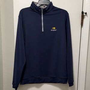 Peter Millar Gray and Navy Pullover